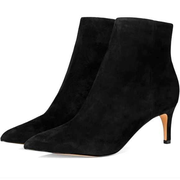 Dolce Vita Dee Bootie in Black Suede size 6 - Picture 1 of 14